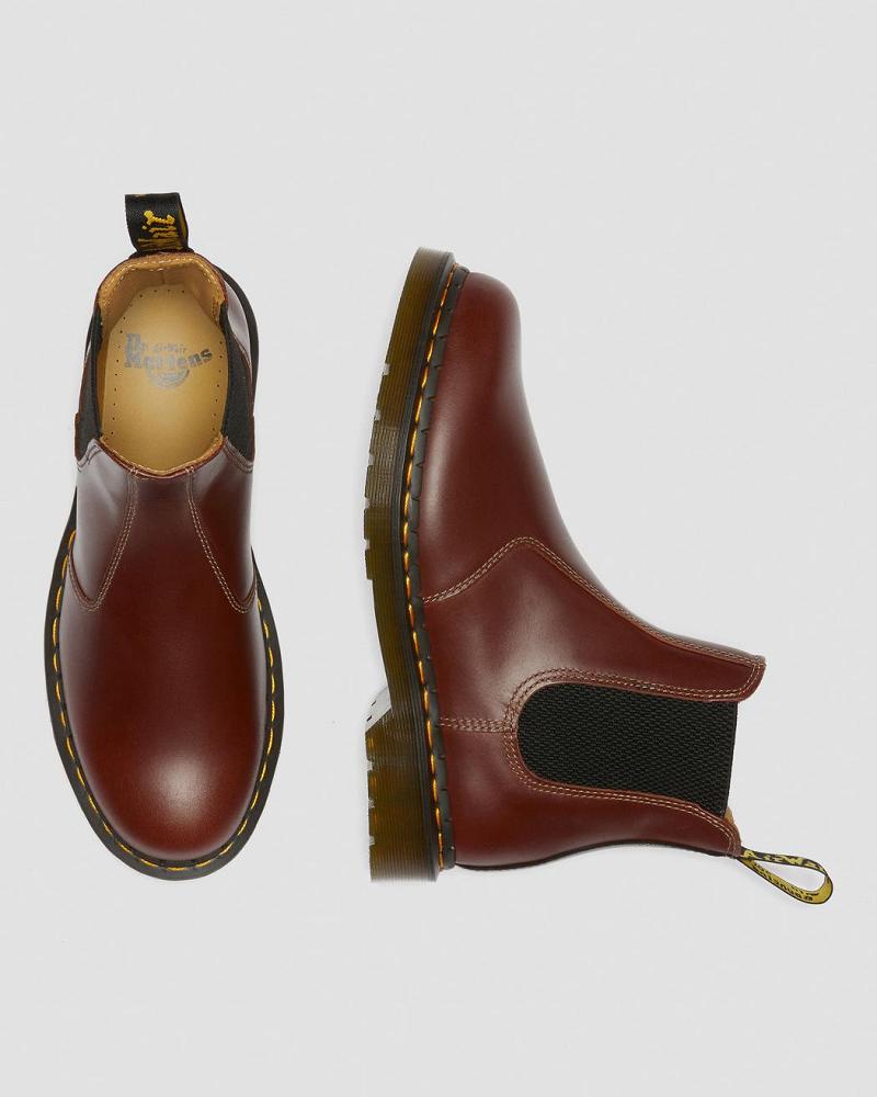 Dr Martens 2976 Abruzzo Lær Chelsea Støvler Herre Brune Svarte | Norge 326NWY